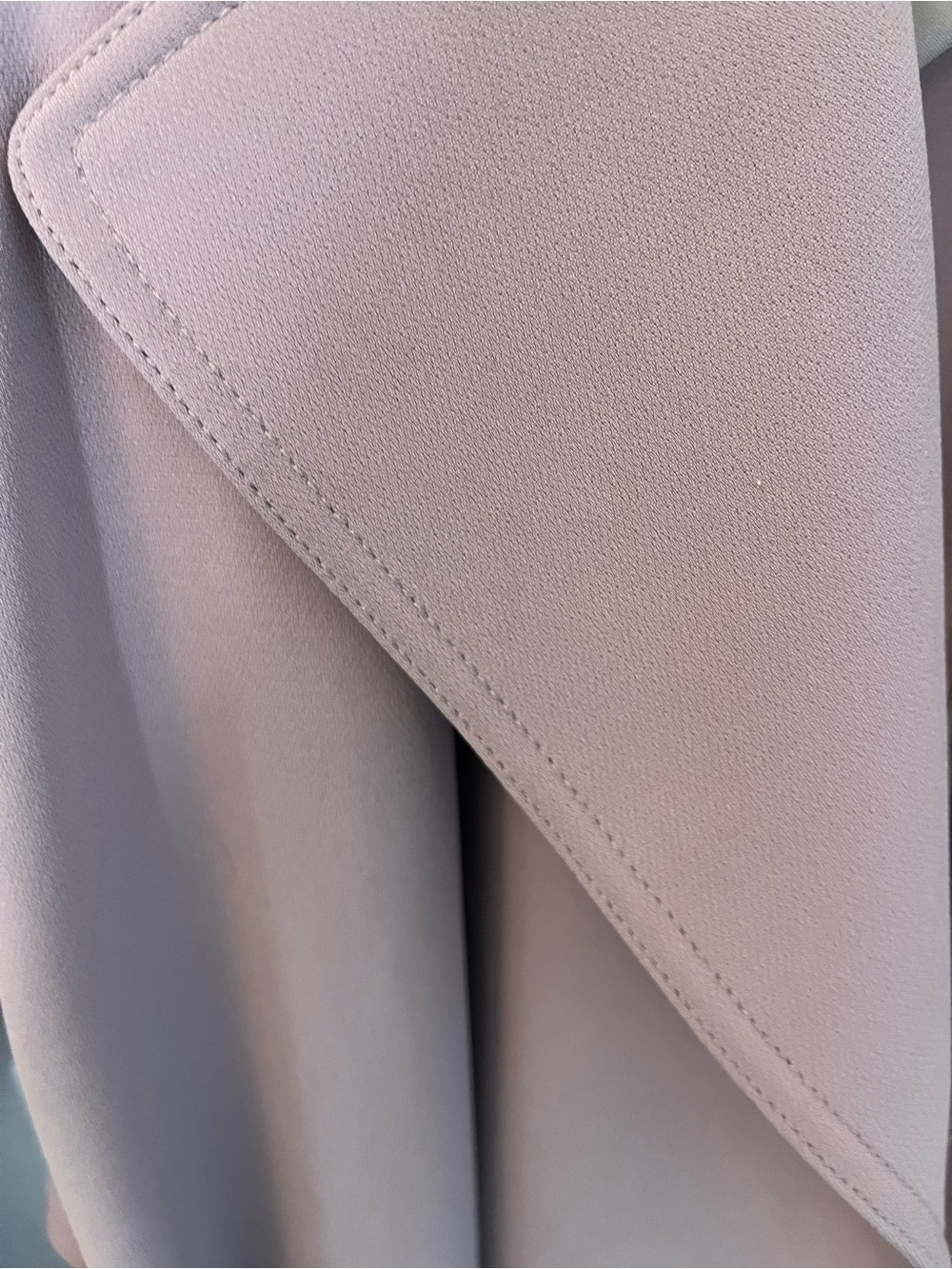 Theory Medium Weight Belted Wrap Coat - Dusty Rose - Picture 4 of 5